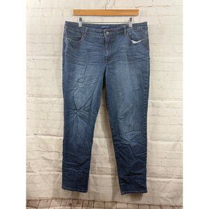 Bandolino Karyn Boyfriend Jeans Womens Size 14 Casual streetwear Denim